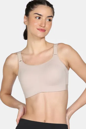 Buy Zelocity High Impact Quick Dry Sports Bra - Moon Light